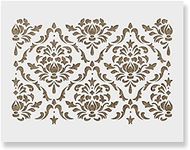 Damask Floral Stencil - DIY Wallpap