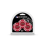 Team Golf MLB Golf Chip Ball Markers (3 Count), Poker Chip Size with Pop Out Smaller Double-Sided Enamel Markers, Arizona Diamondbacks