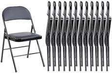 Sweetcrispy Folding Chair 12 Pack, 