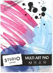Artway Studio A3 Mixed Media Pad (Multi Art Pad) – Ideal for Multimedia Applications – 240gsm Mixed Media Paper – 48 Sides/24 Sheets