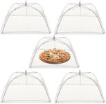 Bramble - 5 Insect Proof Pop Up Mesh Screen Food Fruit Cover Collapsible Tents for Kitchen, Outdoor BBQs, Picnics, Camping - 17" / 42cm