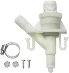 Upgraded 385311641 RV Water Valve Kit by Blutoget- RV Toilet Valve Fit Sealand Dometic Toilets 300, 301 310, 311, 320, 321 Series Pedal-flush Toilet Fits for Camper Trailer Toilet Pedal flush Toilets