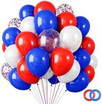 RUBFAC 120pcs 4th of July Patriotic