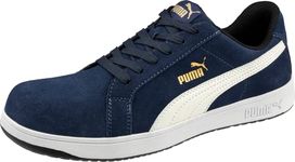 PUMA Men's Iconic Black Eh, Suede Navy Eh, 12