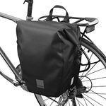 Lixada Bike Rear Bag Waterproof Bicycle Pannier Bag Bicycle Pouch Rack Bag Bicycle Rear Seat Bag Bicycle Storage Bag Double Bike Carrier Trunk Bag with Reflective (10L/20L)