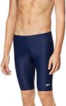 Speedo mens Swimsuit Jammer Powerflex Eco Solid Adult Short, Speedo Navy, 32 US