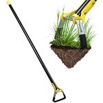 SANDEGOO Garden Hoe Tool，54 inch Weeding Tools for Garden,Handheld Weeding Rake Planting Vegetables Farm,Sharp Durable Gardening Gifts for Hoe Garden Tool Traditional Steel Quenching Forging Process