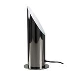 MiniSun Modern Black Chrome Table/Floor Standing Uplighter Wall Wash Lamp