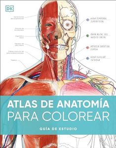 Atlas de anatomia para colorear (The Human Body Coloring Book): Guia de estudio (Spanish Edition)