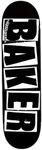 Baker Skateboards Deck(Black/White 