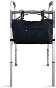 RMS Water Resistant Tote Bag for Walker, Rollator or Scooter (Black)
