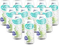 Jans Sparkling Soursop/Guanabana Juice, 16.57 fl oz | Ready-to-Go in a Can | Tropical Refreshment | Not From Concentrate | Made with Real Splash Fruit Juice (Pack of 12)