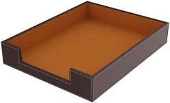 NIFIVE Leather Letter Tray, Luxury 