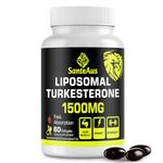 Liposomal Turkesterone Capsules 1500mg Supplement, Max Strength Ajuga Turkestanica Extract, Standardized to 20% Turkesterone, Optimal Absorption, Muscle Growth & Recovery, Gluten Free, Fillers Free