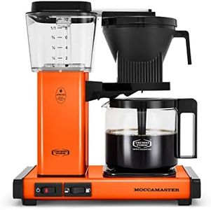 Technivorm Moccamaster Moccamaster 53947 KBGV 10-Cup Coffee Maker Orange, 40 Ounce, 1.25l