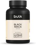 BULK POWDERS Black Maca Capsules, 4000 mg, 90 Count