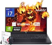 Acer Nitro V 15 Gaming Laptop, Intel 10-Core i7-13620H, NVIDIA GeForce RTX 4060, 15.6" 144Hz FHD IPS Display, 64 GB DDR5 RAM, 4 TB SSD, Backlit Keyboard, Win 11 Pro, Gaming Mouse, Office Pro, 32GB UFD