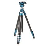 Benro CyanBird Carbon Fiber Tripod Kit – Lightweight Travel Tripod with FS30 Ball Head, Quick Release Plate, Flip Locks, and Carrying Case for DSLR, Mirrorless & Compact Video Cameras (TCBC15FS30)