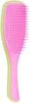 Tangle Teezer Ultimate Detangler Naturally Curly Hair Brush, Dry & Wet Hairbrush, Reduces Frizz & Breakage, for 3C to 4C Curly Hair Types, Cyber Lime & Pink