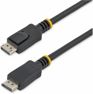 StarTech.com 50cm (1ft) DisplayPort 1.2 Cable - 4K x 2K Ultra HD VESA Certified DisplayPort Cable - Short DP to DP Cable for Monitor - Slim DP Video/Display Cord - Latching DP Connectors (DISPL50CM)