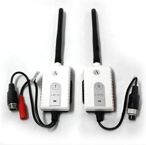 Elinz Digital Wireless Receiver Transmitter 2.4GHz for 4PIN Reversing Camera Monitor