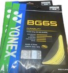 YONEX BG 65 Badminton String - 10m - Amber