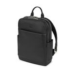 Moleskine - Classic Pro Collection Leather Backpack, Professional Office Backpack, Laptop Backpack for Laptop, iPad, Notebook up to 15'', Dimensions 43 x 33 x 14 cm, Color Black