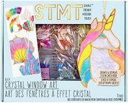 STMT DIY. Crystal Window Art, Create & Display 3 Metal Suncatchers, Chains & Cording Included, Mosaic Window Art, Suncatcher Kit for Teens