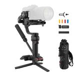 ZHIYUN Weebill 3 Combo [Official] Gimbal Stabilizer for DSLR & Mirrorless Camera with Sling Mode 2.0, Wrist Rest, Built-in Fill Light, Mic, Backpack, Tripod, Compatible with Sony Nikon Canon Fujifilm