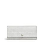 Radley London Angel Lane Large Flapover Matinee Purse for Women, in Faux Goose Grey Crocodile Leather