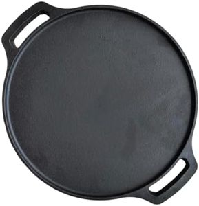 TRUSTARAA Pre-Seasoned Cast Iron Tawa for Dosa/Chapathi/Roti | 29 cm, 2.7kg| Gas & Induction Stove-Friendly | Non-Stick, Pre-Seasoned Tawa, Long Lasting & Toxin-Free, No Chemical Coating, Black-A8