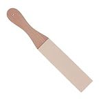 Leather Honing Strop, Double Sided Leather Polish Sharpening Strop for Kitchen Knives Dagger Hunting Fishing Knives Razors