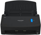 ScanSnap iX1400 High-Speed Simple One-Touch Button Colour Document, Photo & Receipt Scanner with Auto Document Feeder for Mac or PC, Black