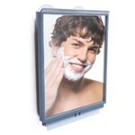 Fogless Shower Mirror with Squeegee by ToiletTree Products. Guaranteed to NEVER fog or your!