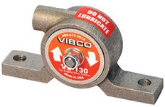 VIBCO VS-130 Silent Pneumatic Turbine Vibrator, 75 lb. Force, 10500 VPM, 5.5 CFM, 80 psi, 4" Bolt Pattern