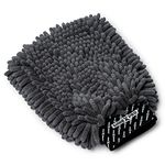 ShineXPro Chenille Microfiber Wash Mitt - Ultra Soft, Extra Plush, Dual Sided, Scratch Free and Super Absorbent Car Duster Gloves - Premium Car and Bike Washing Accessories