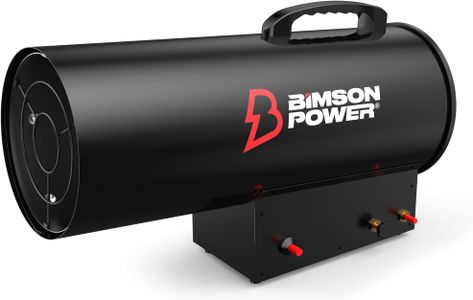 Bimson Power 50kW Propane Space Heater – 170,000 BTU Industrial Portable Heater with Adjustable Thermostat