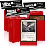 Red Matte Card Sleeves for MTG, 300