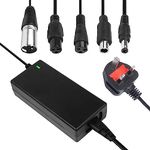 29.4V 2A Electric Scooter Charger, Charger for Electric Bike,Fast Charging Power Adapter for Scooter, Balance Bike,24V Lithium Battery Charger with Led Indicator