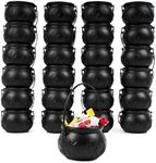 THE TWIDDLERS - 25 Halloween Mini Cauldrons, Small Novelty Witch Pots - Kids Candy Bucket & Party Decoration