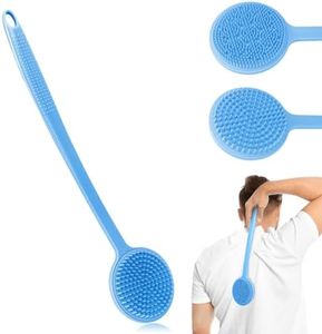 VWMYQ Back Scratcher, 2025 New All Body Scratcher with 2 Scratch Surface, Back Massager & Scalp Massager & Scalp Exfoliator, Deep Back Scratcher for Men/Women, Long Handle Backscratchers for Adults