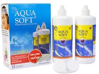 Aquasoft Multipurpose Solution For Soft Contact Lenses Combo Pack (360ml+360ml)