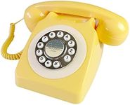 Corded Retro Phone, TelPal 80's Classic Telephone/Old Fashion Landline Phone/Wired AntiqueTelephone for Home/Office/Hotel