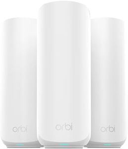 New Netgear Orbi 370 Series Dual-Band Mesh (Newest Model) WiFi 7 Router, NBN Speed Ready, Supports Plans Upto 2.5 Gbps, 4K Streaming, Gaming and More, 3pack