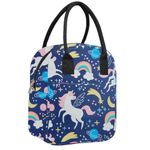 MOMMY BABY LUV Lunch Bag Office Tiffin Bags for Men Women | Insulated Hot/Cold Travel Lunch Bag | for Lunch Tiffin Box & Bottle | for Office, School, Picnic & School. (Unicorn)