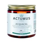 ACTUMUS ACQUACAL - Vegetarian and natural plant-based calcium, bones and body general health. 180 vegicaps (2 Pack)