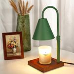 Modern Candle Warmer Lamp with Timer Dimmer, Electric Green Candle Lamp Warmer, Candle Lamp Adjustable Height, House Warming Gifts New Home, Room Decor Wax Melt Warmer for Scented Wax