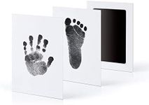 OZSTOCK Inkless Wipe Hand and Foot Print Kit Newborn Christening Baby Pet Keepsake Gift (Black)