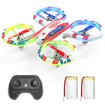 BEZGAR HQ051 Drones for Kids - RC Drone Indoor, LED Remote Control Mini Drone with 3D Flip and 3 Speed Propeller Full Protect Small Drone Quadcopter for Beginners, Easy to fly Gifts for Kids