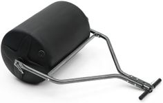 YITAMOTOR 18'' x 24'' Poly Lawn Roller with Threaded Plug, Combination Push and Tow Roller for Lawn and Garden Tractors, 270 lbs Capacity